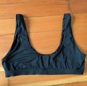 Dippin' Daisys Bikini Top Swimsuit Black Medium